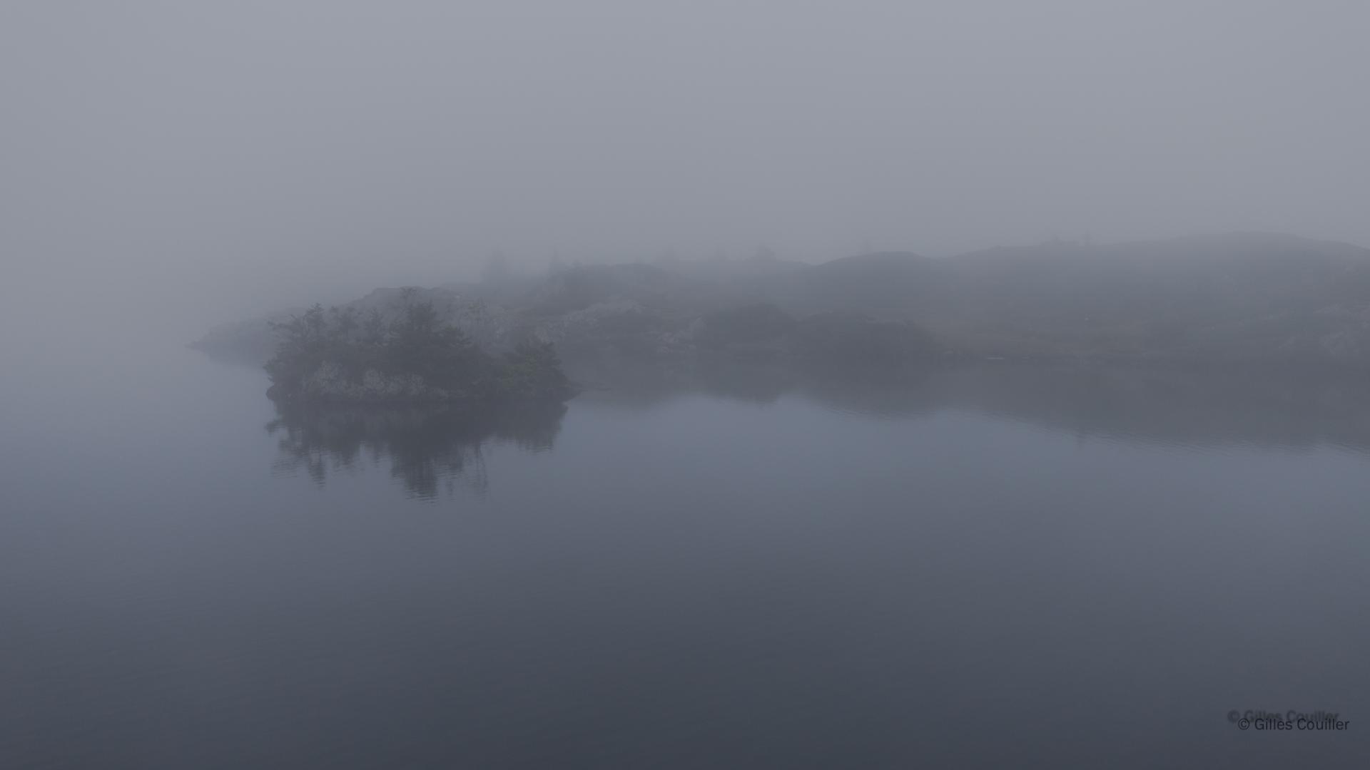 Brouillard au lac Fourchu