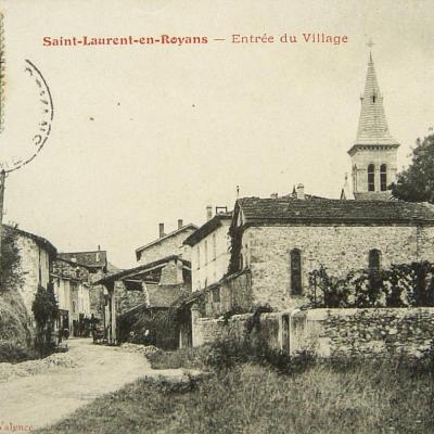Saint Laurent en Royans Entrée du village