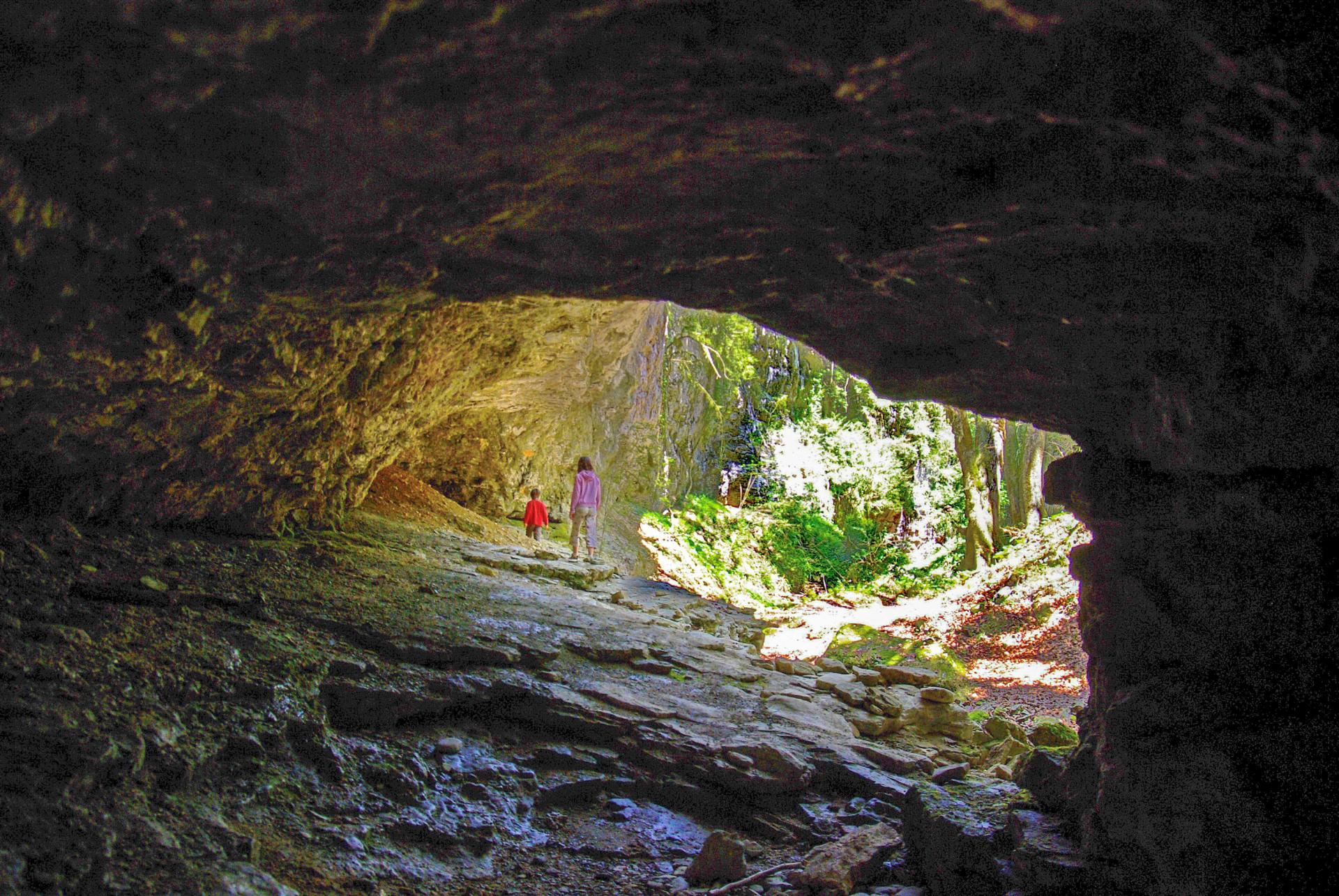 02 EC grotte du canyon des Gueulards, Omblèze