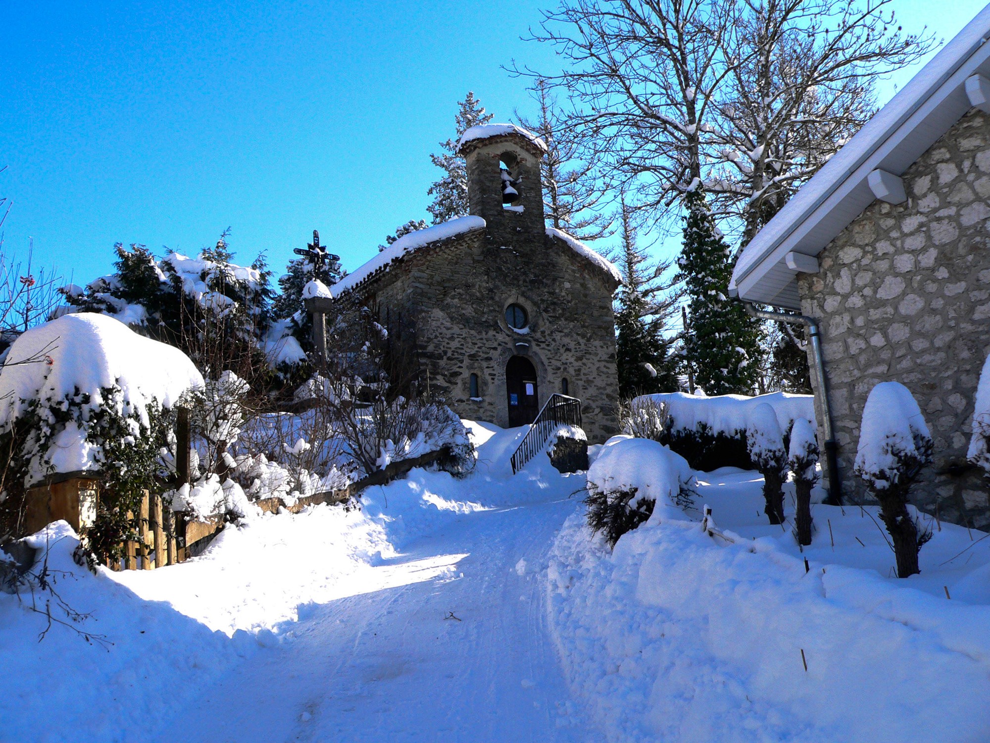 chapelle St Antoine en  hiver