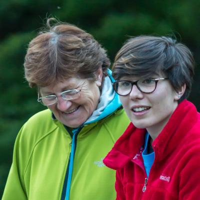 Accueil chaleureux au point d'eau de Pré valet!