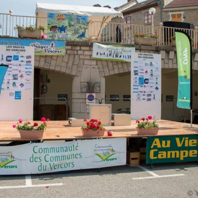 Un podium qui attend les vainqueurs...