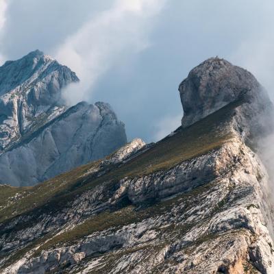 47 JYG Les 2 soeurs vues de la Grande Moucherolle (Villard de Lans)