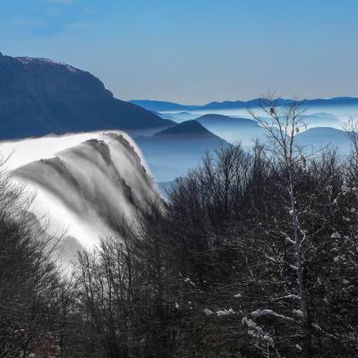 32 JLV Cascade de nuages au col du Rousset (Saint Agnan en Vercors)