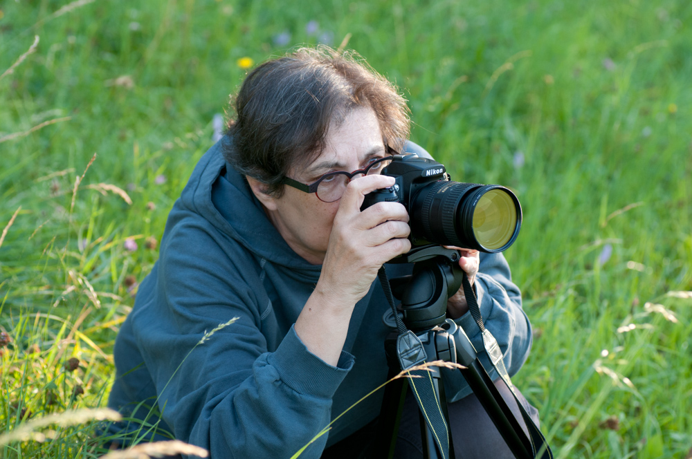 Marie en pleine action