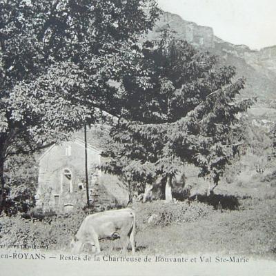 Bouvante Restes de la Chartreuse et Val Sainte Marie