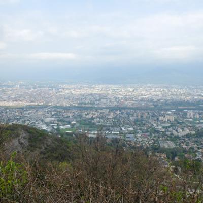 Site de la Tour sans venin à Saint nizier... Vue sur Grenoble