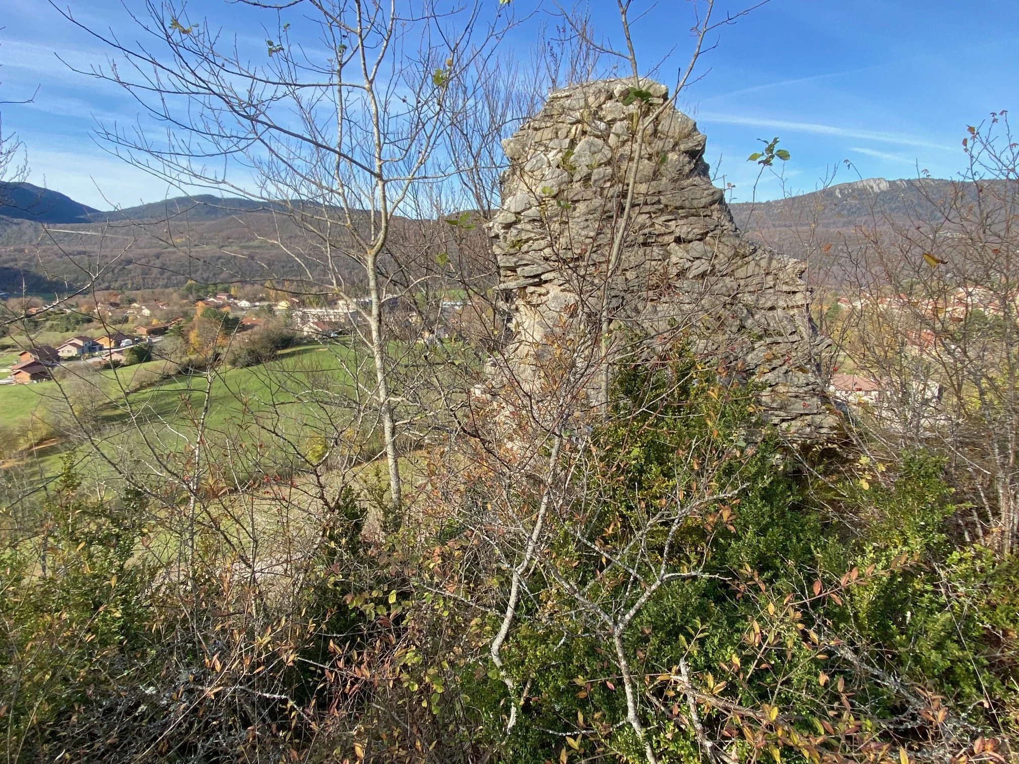 Cm ruines du chateau la chapelle