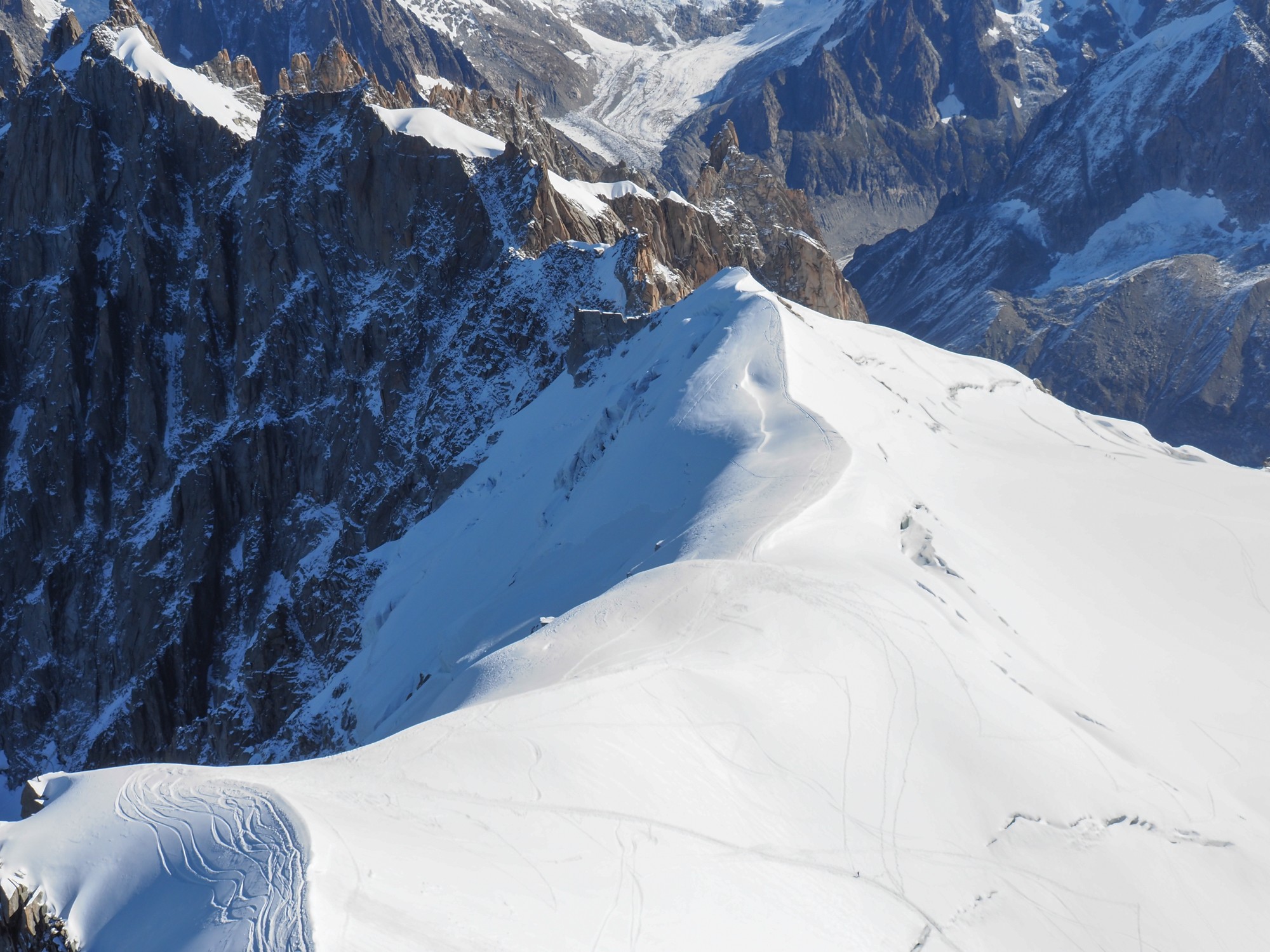 De l'aiguille du midi