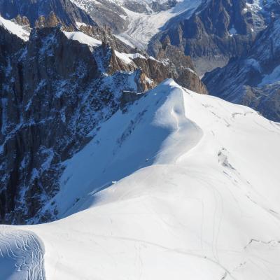 De l'aiguille du midi