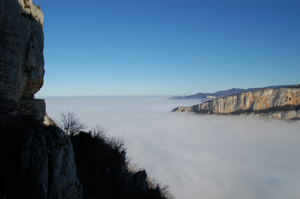 Mer de nuage sur Combe Laval