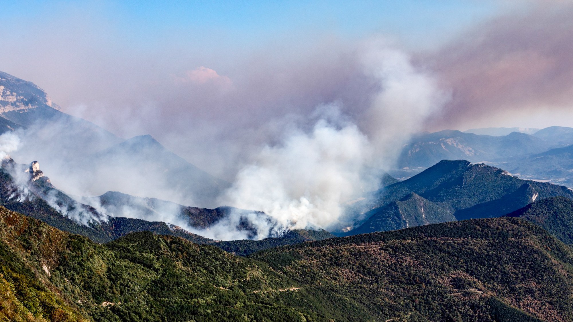 incendit de foret à romeyer