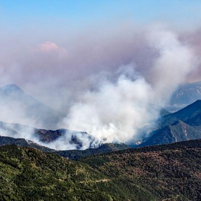 incendit de foret à romeyer