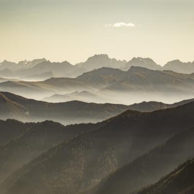 Vue sur Italie du Col Agnel Queyras