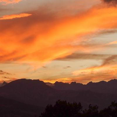 coucher sur les aravis