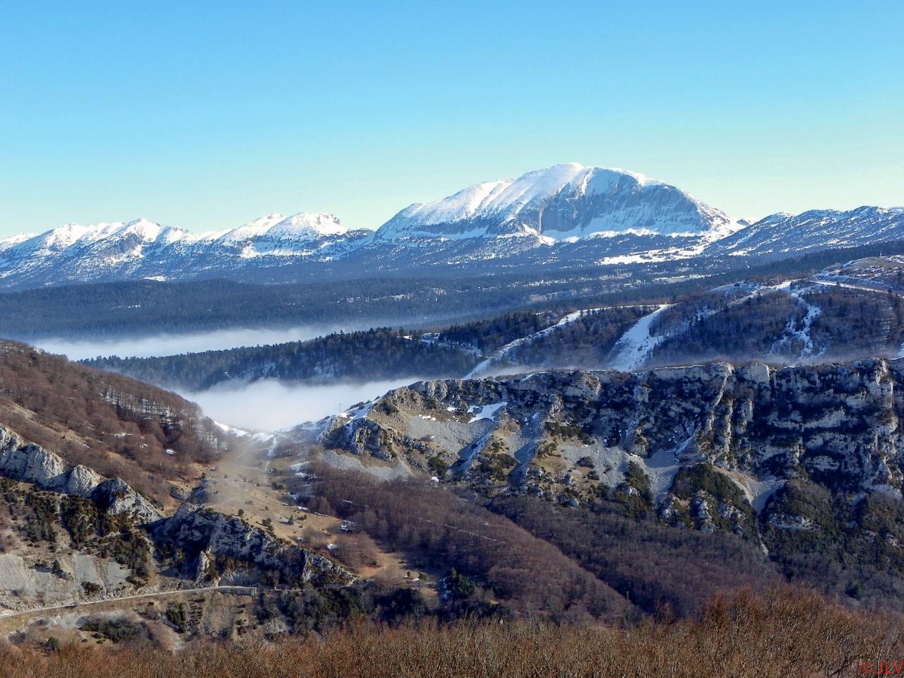 Grand Veymont depuis Chironne