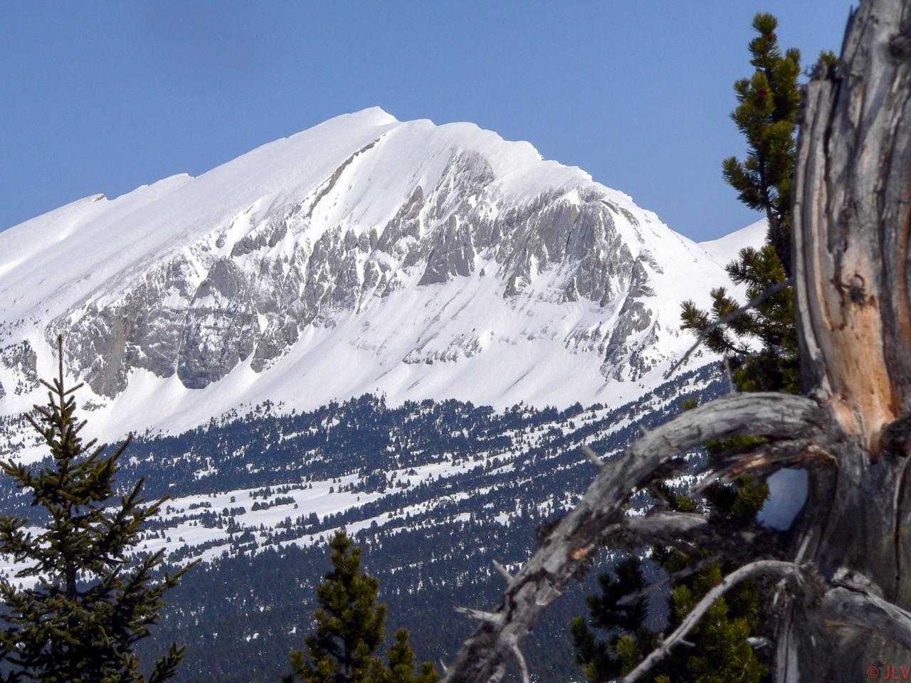 grand Veymont depuis la tete du faisan