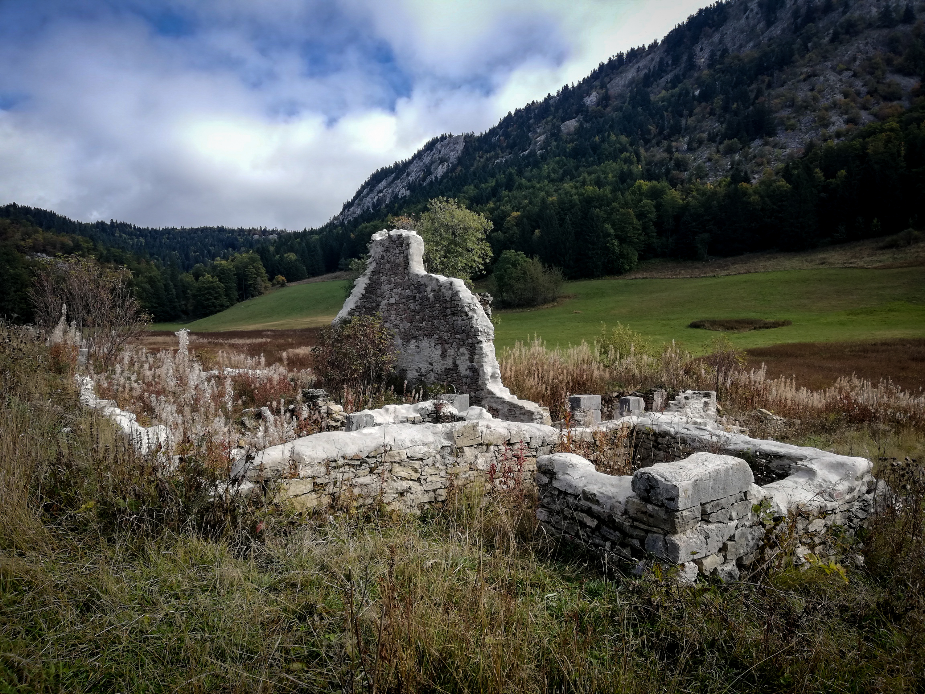 Les ruines d'Herbouilly