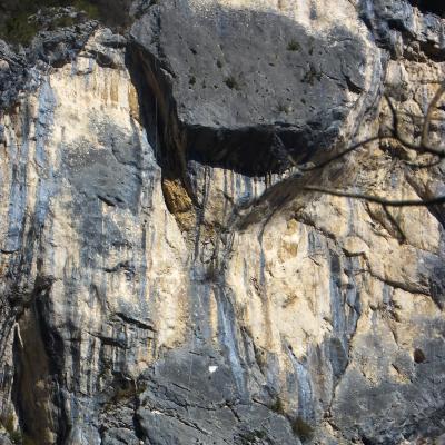 les rochers du mont baret (vers la cascade verte) 2017