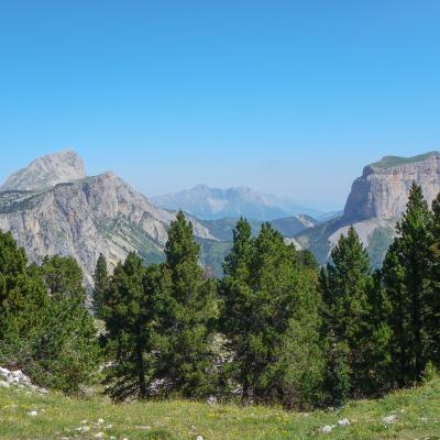 Vue de la Montagnette coté nord