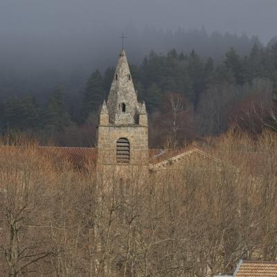 Jyg eglise le chapelle en automne