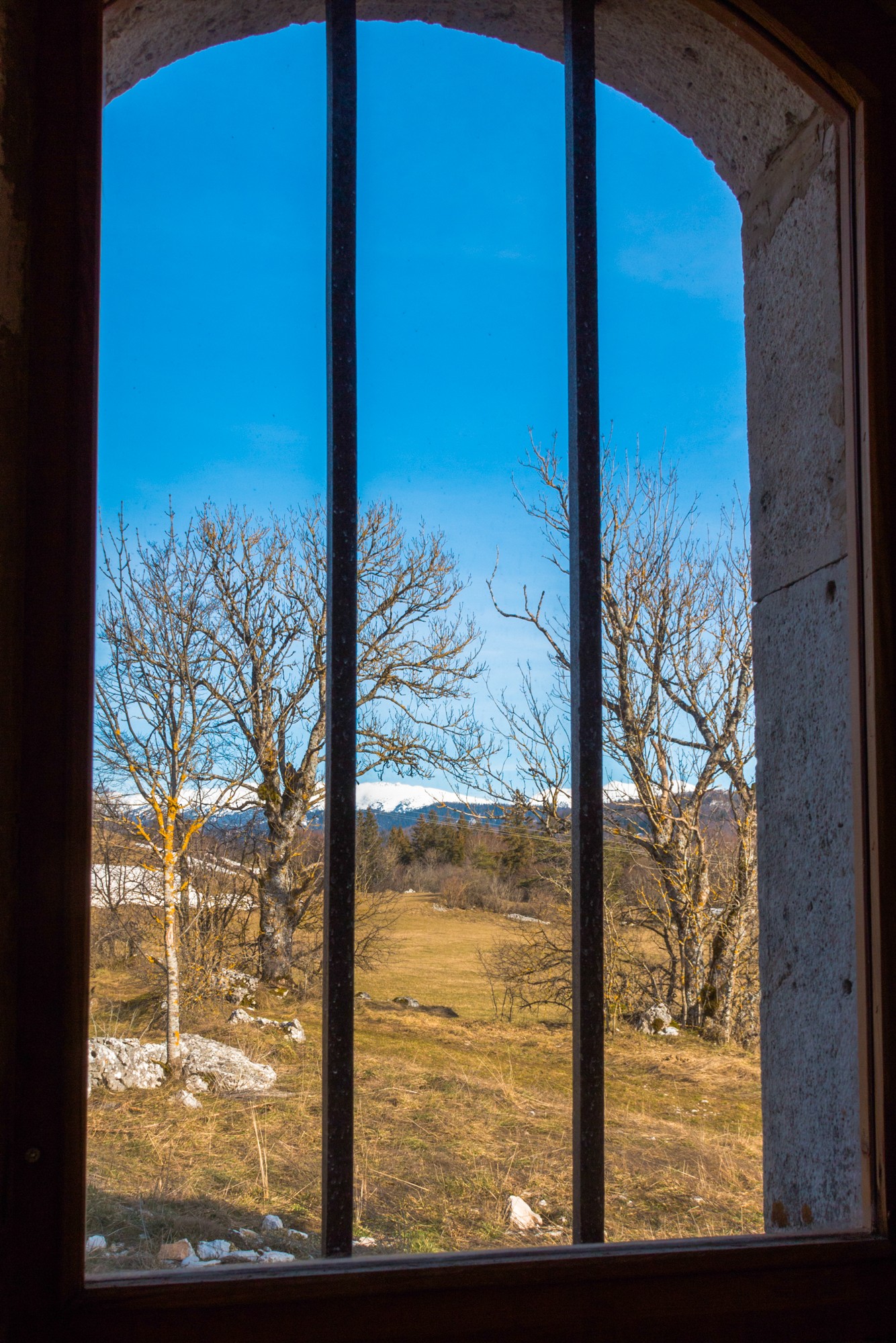 vers les hauts plateaux enneigés
