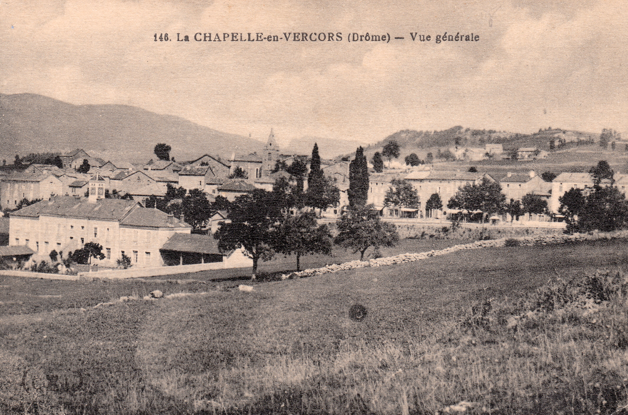 La Chapelle en Vercors vue générale