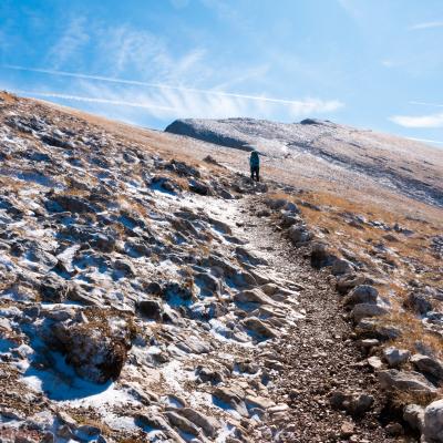 Le Grand Veymont avec la première neige