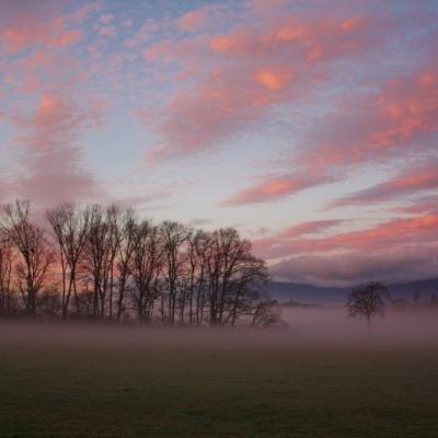 le matin à Moëns