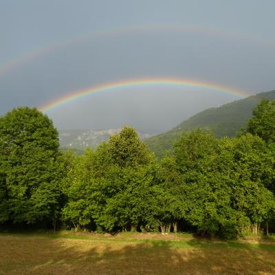 double arc en ciel a saint jean en royans