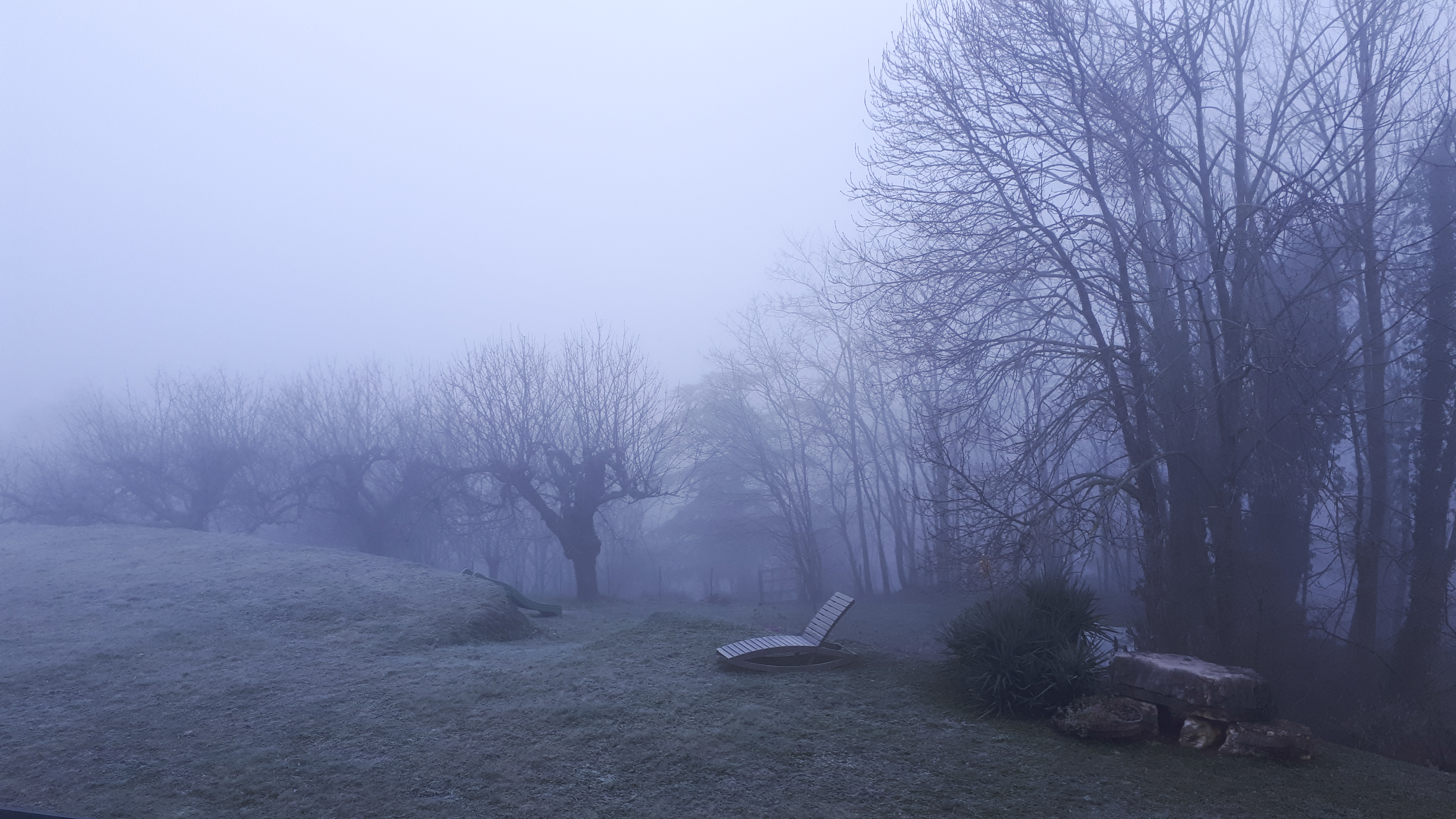 Brume matinale à La Baume d'Hostun