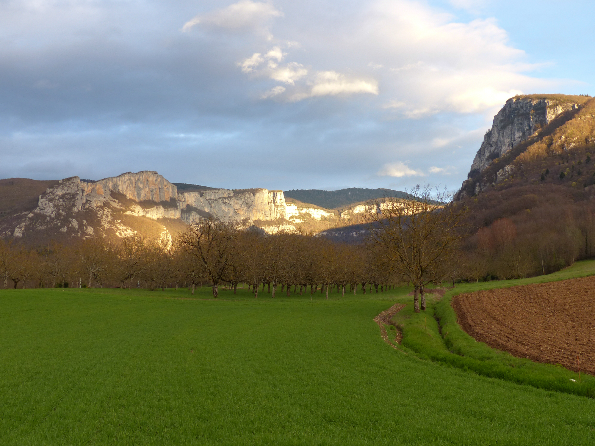 entrée de Combe Laval depuis les Bruns 2