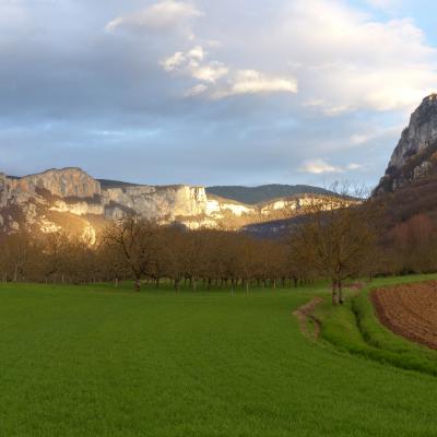 entrée de Combe Laval depuis les Bruns 2