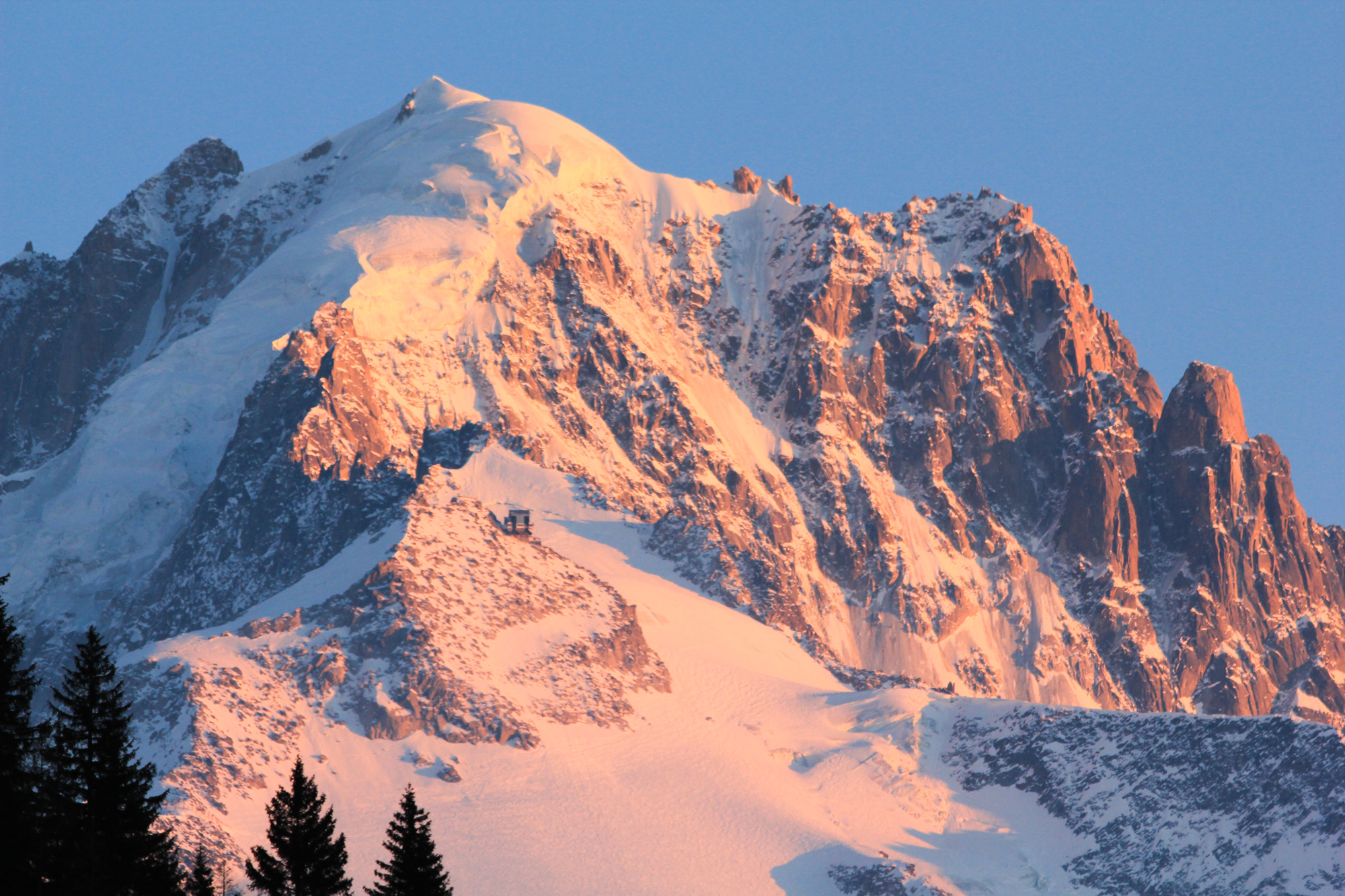 Coucher de soleil sur la Verte