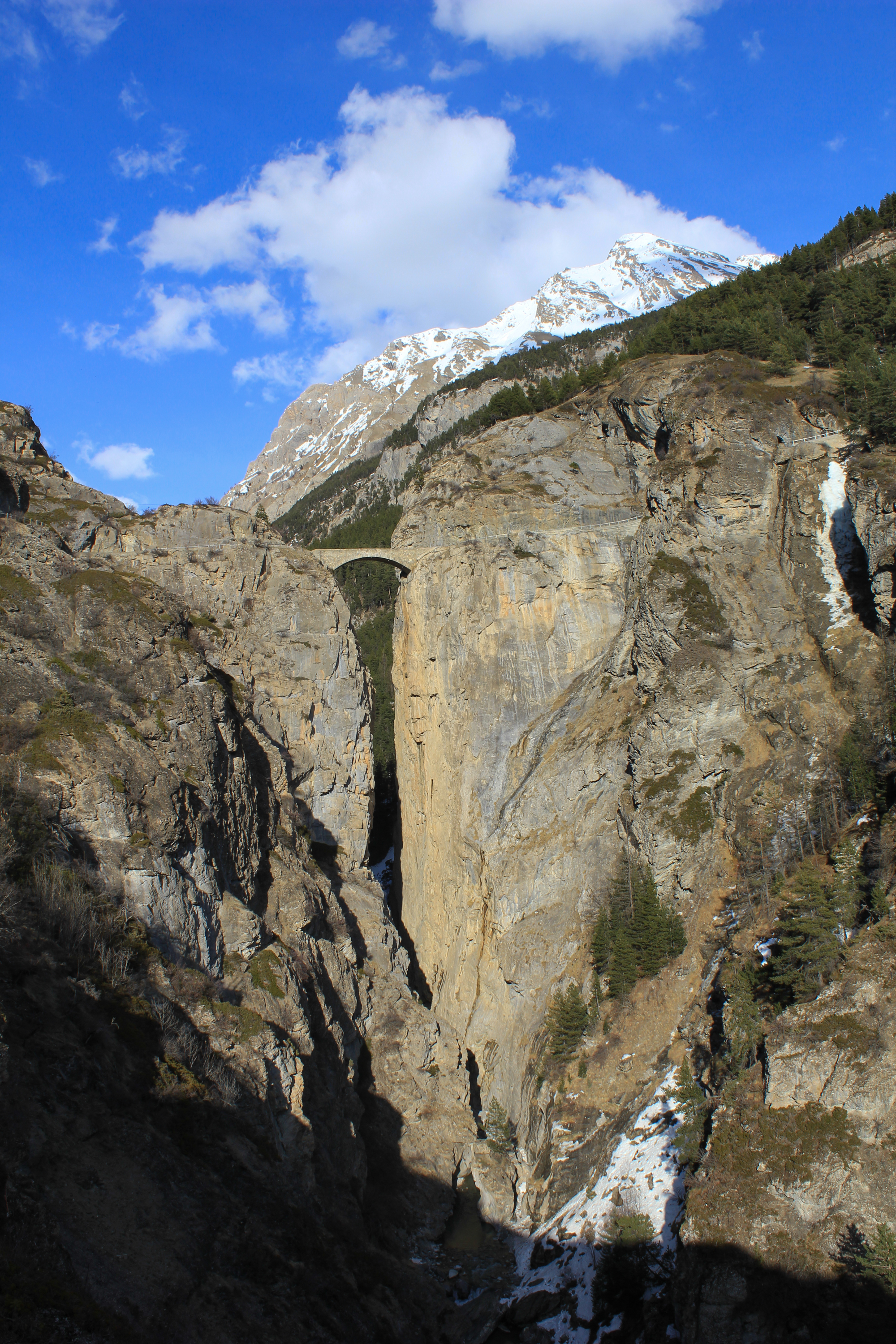 Pont du Chatelet au dessus de l'Ubaye