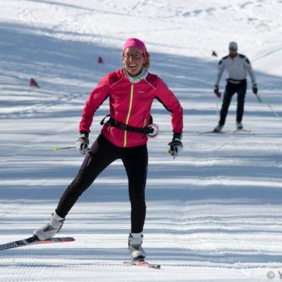 L'une des ouvreuses de la course