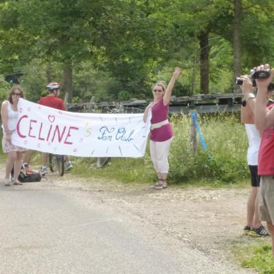 Un fan Club sur le parcours(