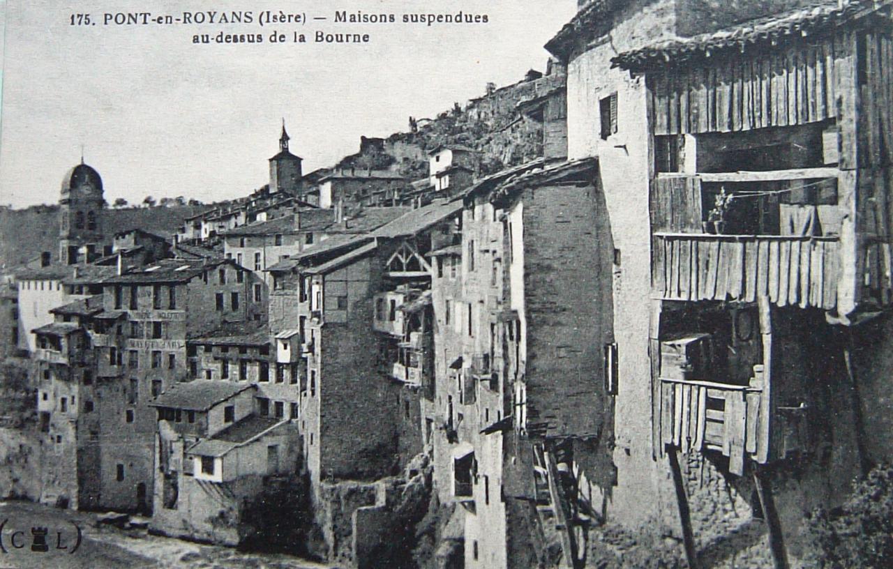 Pont en Royans Les maisons suspendues