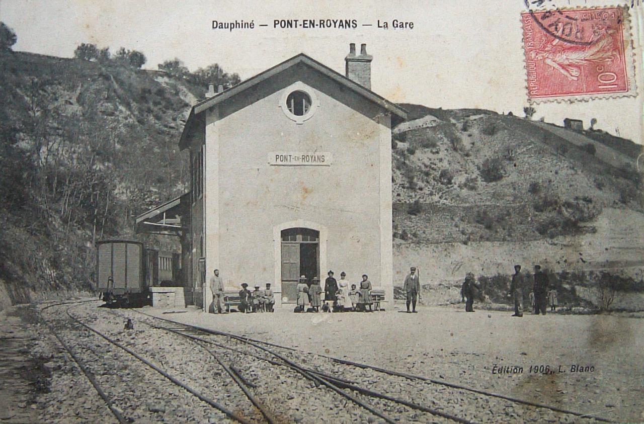 Pont en Royans la gare