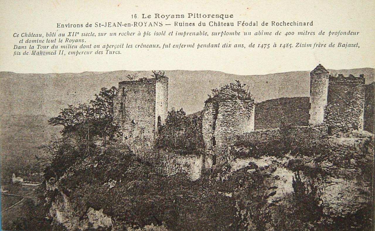 Rochechinard Ruines du château féodal