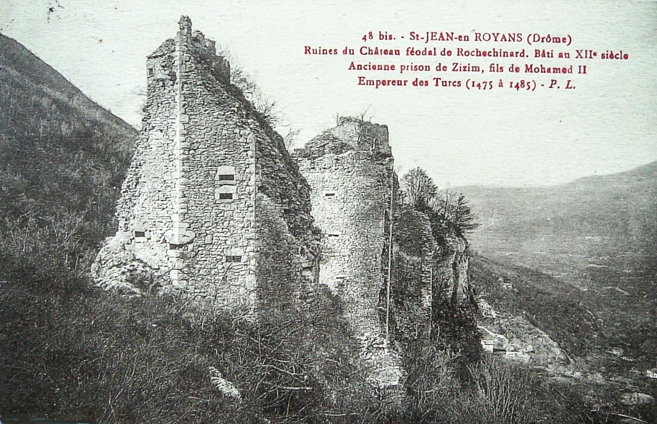 Rochechinard Ruines du château féodal