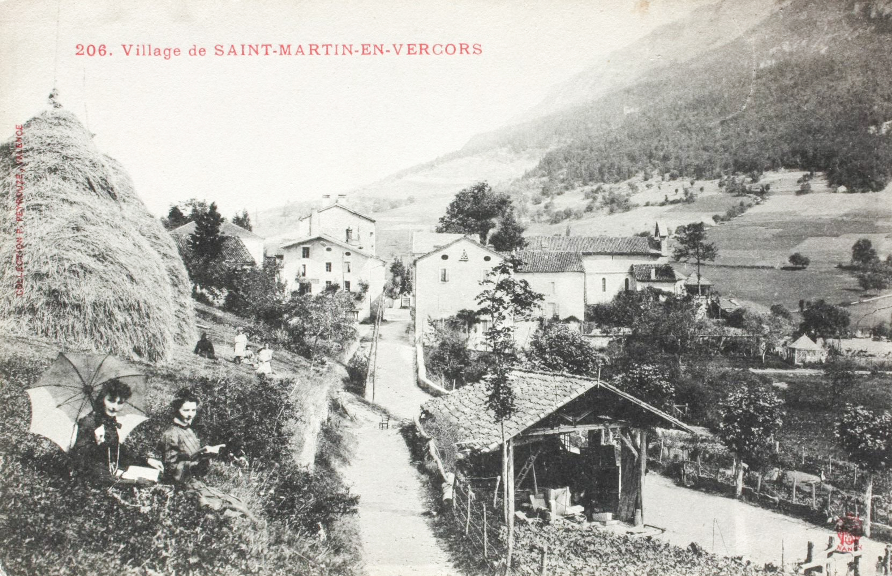 Saint Martin en Vercors Sud du village