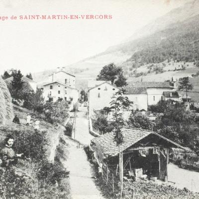 Saint Martin en Vercors Sud du village