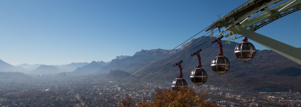 Les bulles de Grenoble... Photo Carte postale