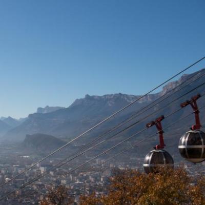 Les bulles de Grenoble... Photo Carte postale