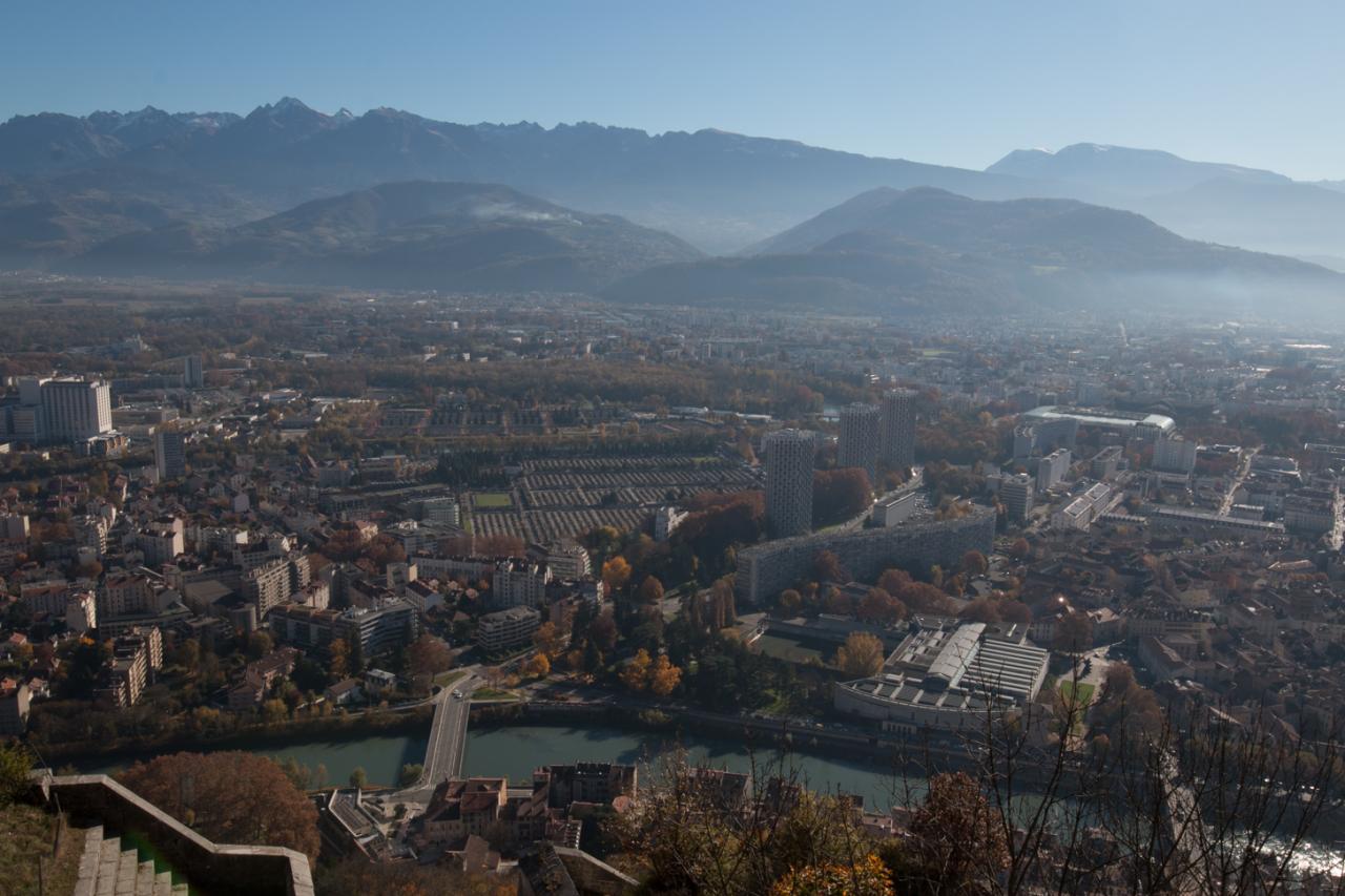 Vue sur Grenoble