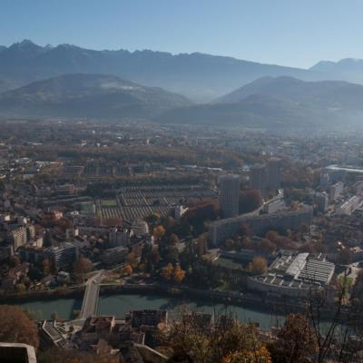 Vue sur Grenoble