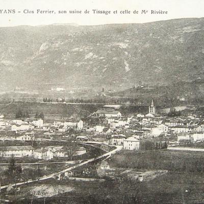 Saint Jean en Royans Clos Ferrier son usine de tissage