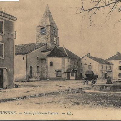 St julien cafe brochier eglise