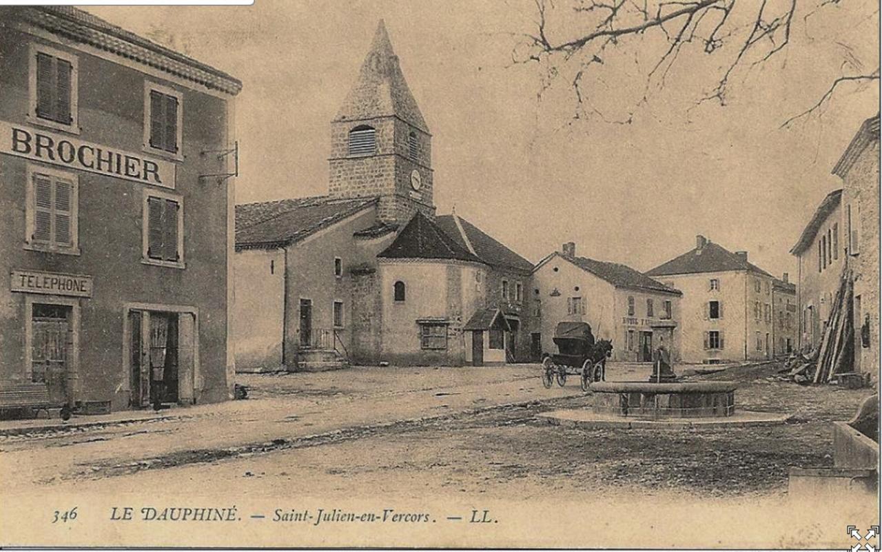 Saint Julien en Vercors café brochier eglise